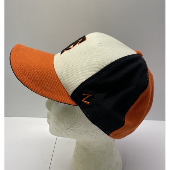 Zephyr 32/5 Tusculum College Pioneers 7 3/4 Hat Black Orange White - Picture 2 of 7